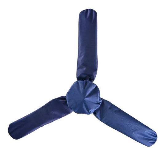 Washable Dust Proof Ceiling Fan Blade Cover Blue